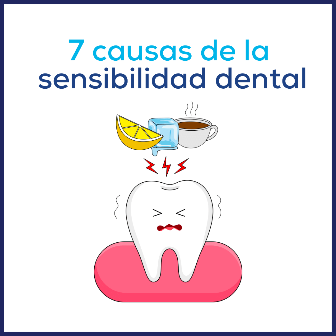 7 causas de la sensibilidad dental