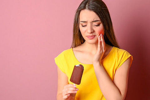 sensibilidad dental al comer helado