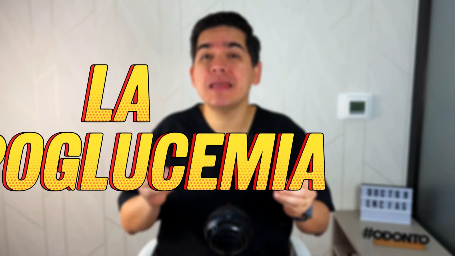 Persona con sensación de malestar y mareo por hipoglucemia