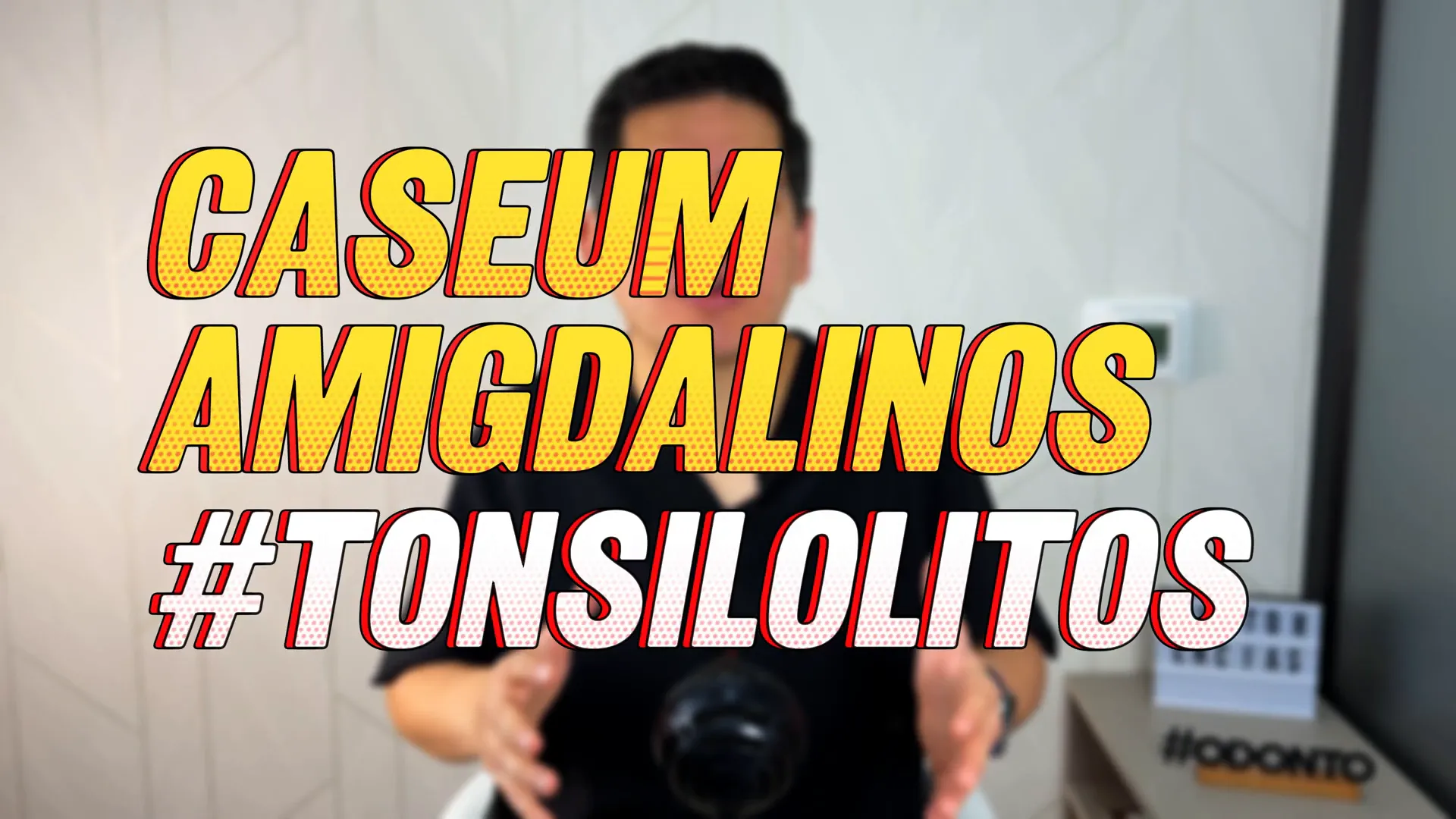 Amígdalas con criptas donde se forman los casium amigdalinos